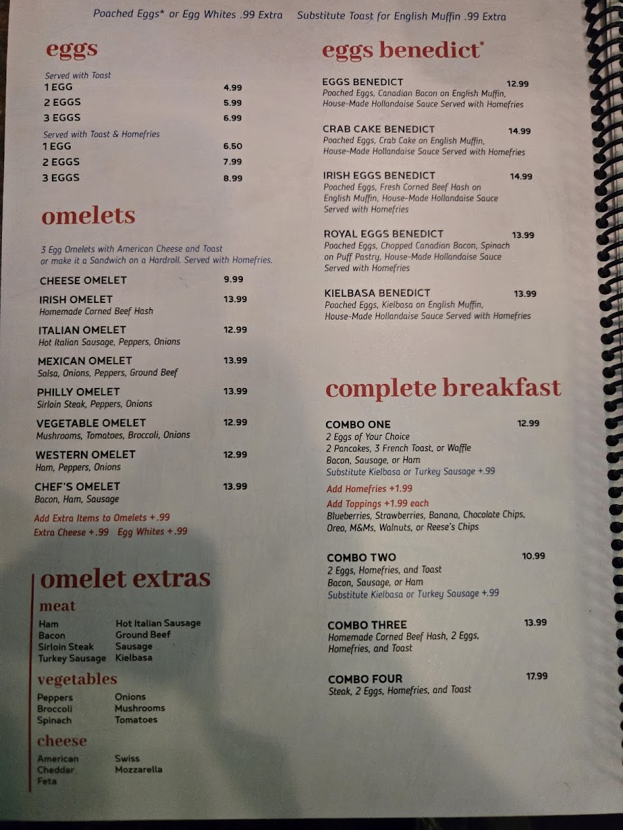 Bell City Diner Menu - Image 2